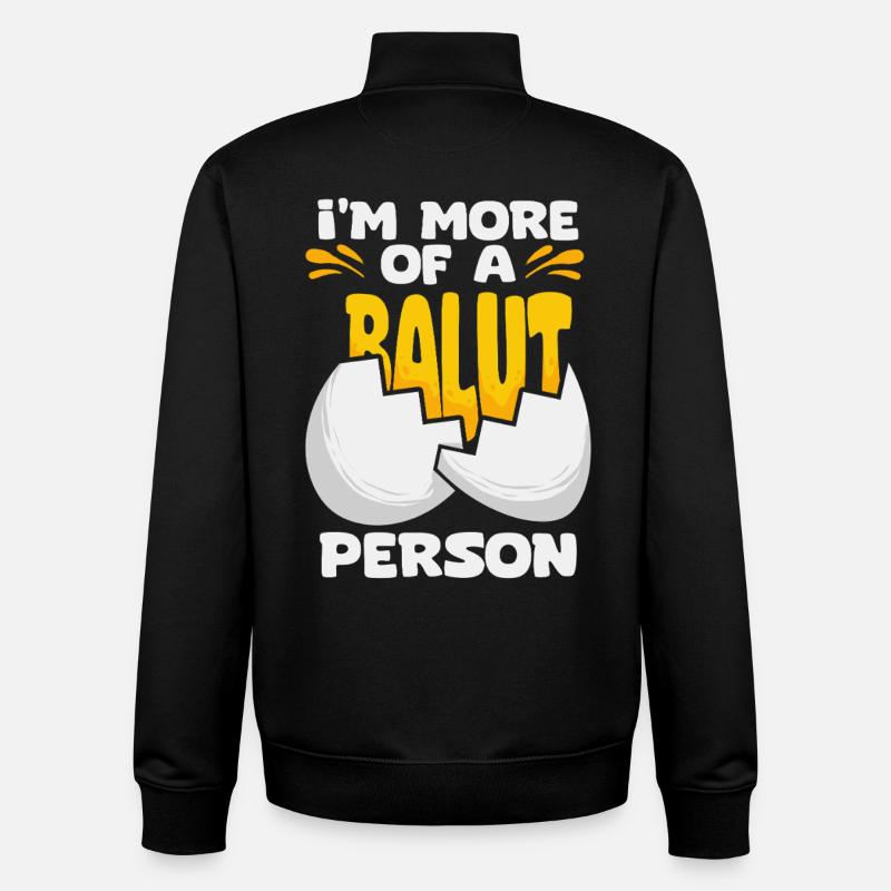 Balut Philippines - Unisex Organic Zip Sweatshirt by Stanley/Stella - black