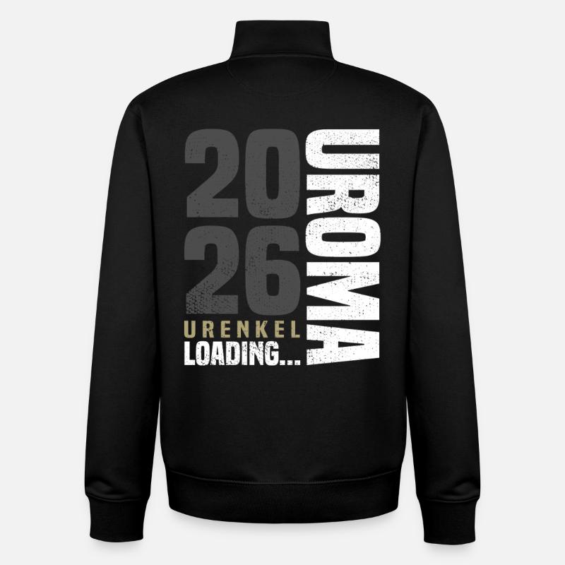 Uroma 2026 - Unisex Organic Zip Sweatshirt von Stanley/Stella - Schwarz