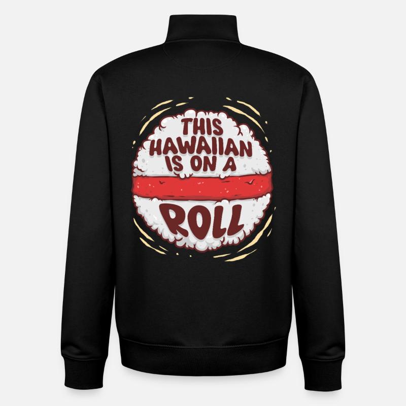 Musubi - Sweat zippé unisexe en coton bio Stanley/Stella - noir