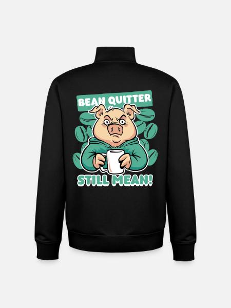 Coffee withdrawal decaffeinated ex-coffee drinker - Unisex Organic Zip Sweatshirt by Stanley/Stella - black