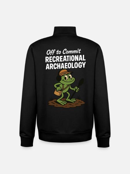 Freizeitarchäologie Metallsuche-Abenteuer - Unisex Organic Zip Sweatshirt von Stanley/Stella - Schwarz