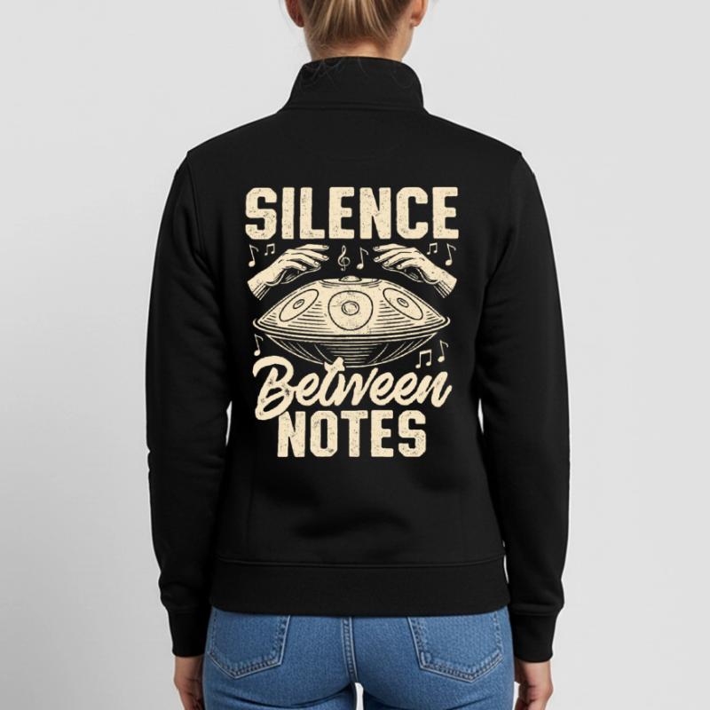 Silence Between Notes Unisex Organic Zip Sweatshirt von Stanley/Stella