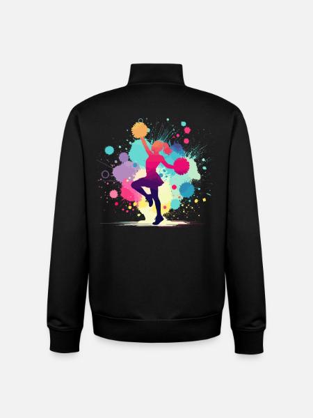 Cheerleader, Cheerleading, Cheer, Mädchen - Unisex Organic Zip Sweatshirt von Stanley/Stella - Schwarz