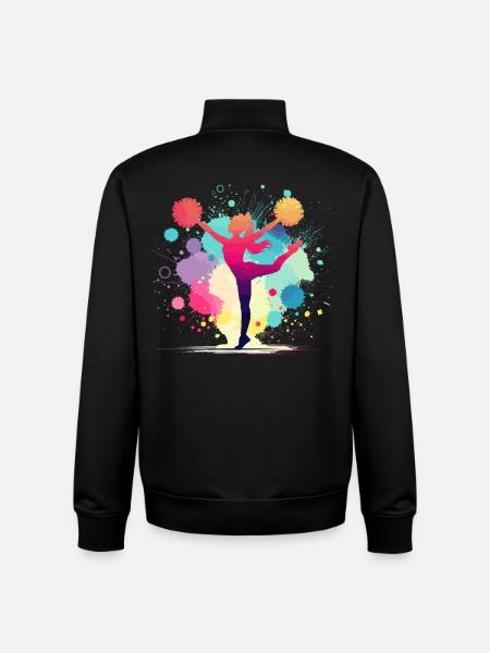 Cheerleader, Cheerleading, Cheer, Mädchen - Unisex Organic Zip Sweatshirt von Stanley/Stella - Schwarz