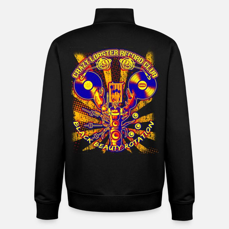 Djing - Unisex Organic Zip Sweatshirt von Stanley/Stella - Schwarz