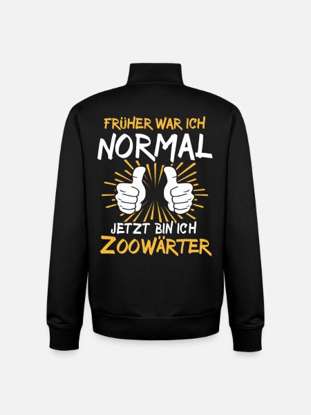Zookeeper's Spell - Unisex Organic Zip Sweatshirt by Stanley/Stella - black