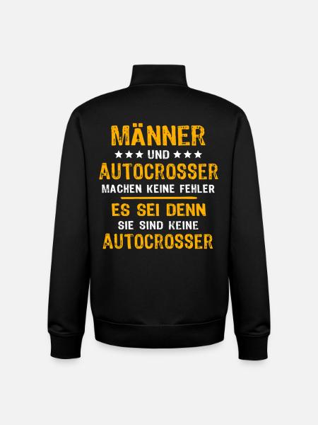 Autocrosser Autocross - Unisex Organic Zip Sweatshirt by Stanley/Stella - black