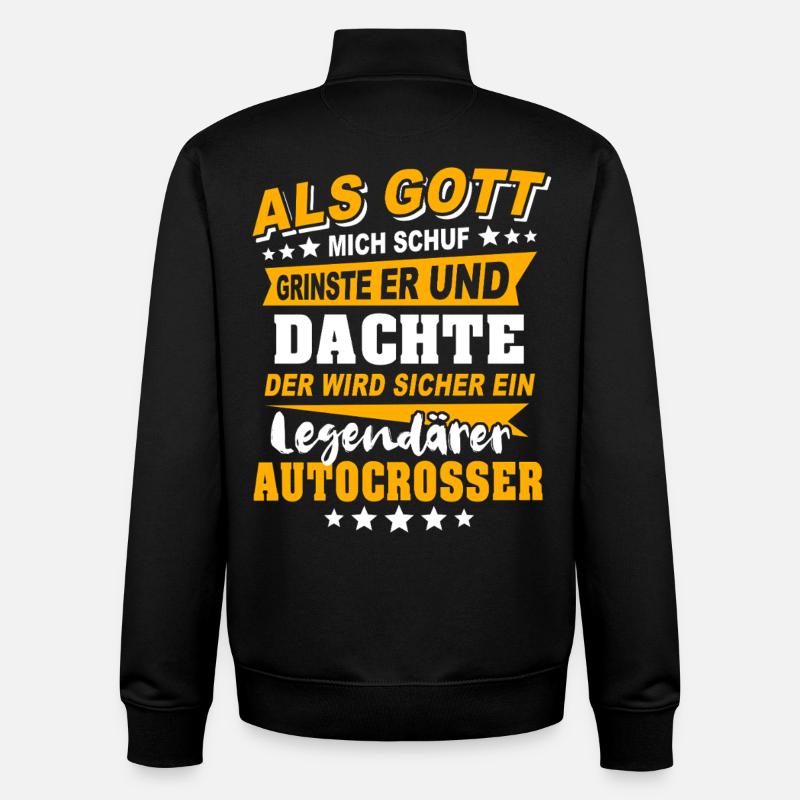 Autocrosser Autocross - Unisex Organic Zip Sweatshirt von Stanley/Stella - Schwarz
