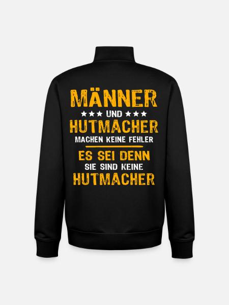 Hatter's Saying - Unisex Organic Zip Sweatshirt by Stanley/Stella - black
