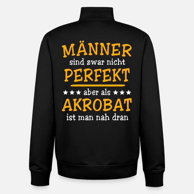 Acrobat Acrobatics - Unisex Organic Zip Sweatshirt by Stanley/Stella - black