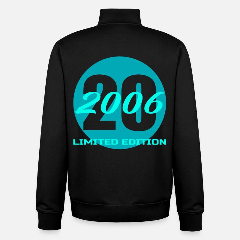 2006 Limited Edition 20th Birthday - Unisex Organic Zip Sweatshirt by Stanley/Stella - black