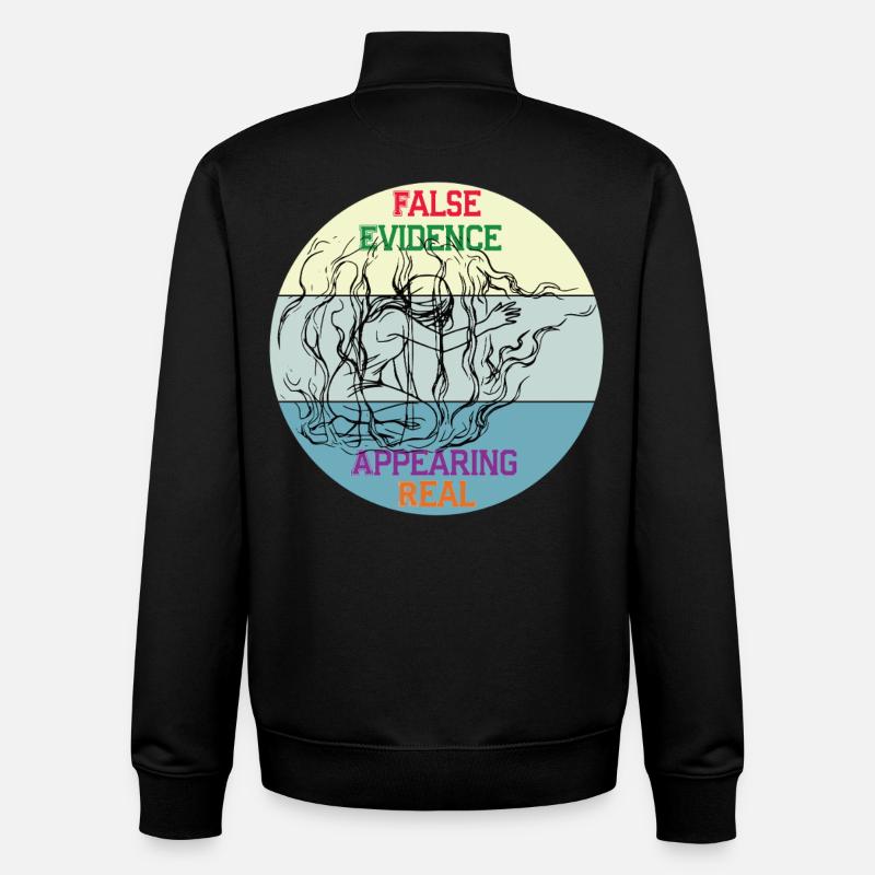 F.E.A.R.   T-Shirt - Unisex Organic Zip Sweatshirt von Stanley/Stella - Schwarz