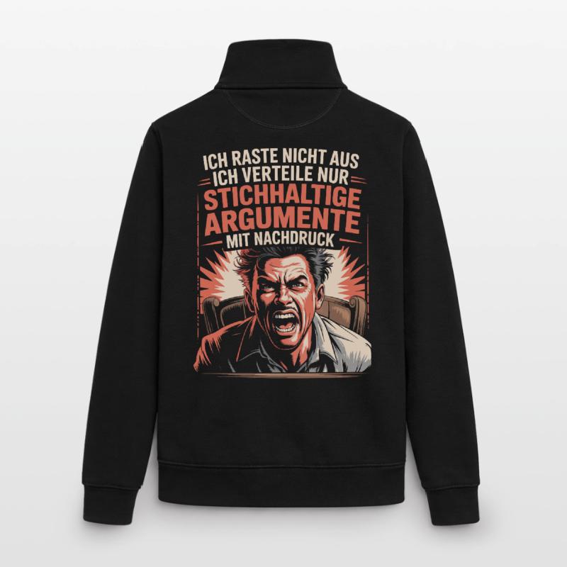 Convincing arguments emphatically Unisex Organic Zip Sweatshirt by Stanley/Stella