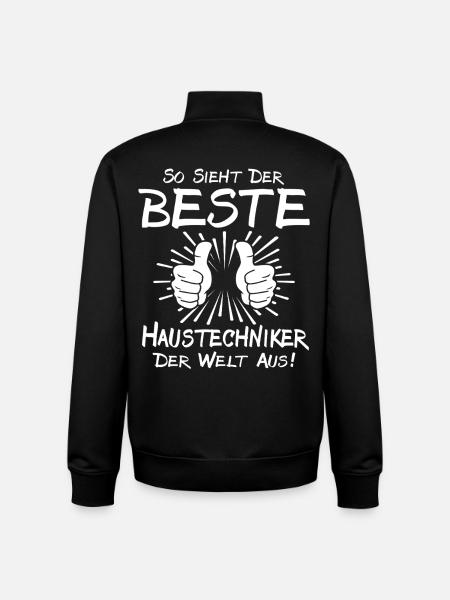 Meilleur technicien interne - Sweat zippé unisexe en coton bio Stanley/Stella - noir