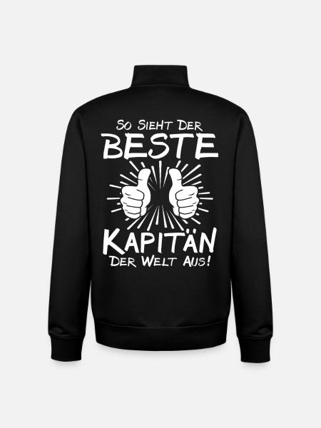 Best Captain - Unisex Organic Zip Sweatshirt by Stanley/Stella - black