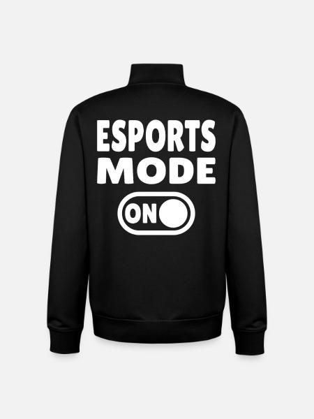 Mode esport ACTIVÉ – Gaming - Sweat zippé unisexe en coton bio Stanley/Stella - noir