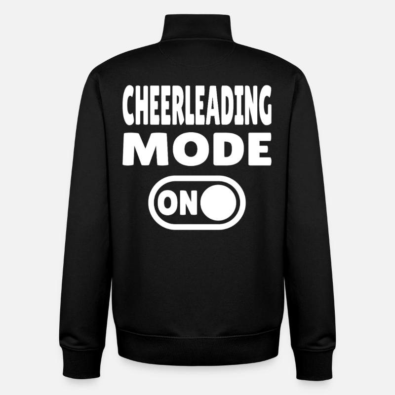 Mode cheerleading activé - Cheerleaders - Sweat zippé unisexe en coton bio Stanley/Stella - noir