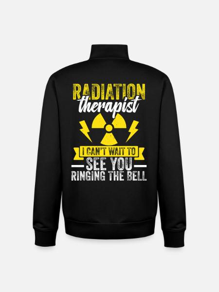 Radiology Technician Rad Tech Badge Radiation - Unisex Organic Zip Sweatshirt by Stanley/Stella - black