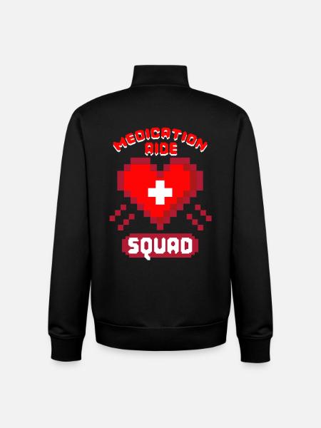 Medical Assistant MFA Squad - Unisex Organic Zip Sweatshirt by Stanley/Stella - black