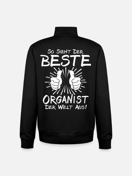 Bester Organist - Unisex Organic Zip Sweatshirt von Stanley/Stella - Schwarz