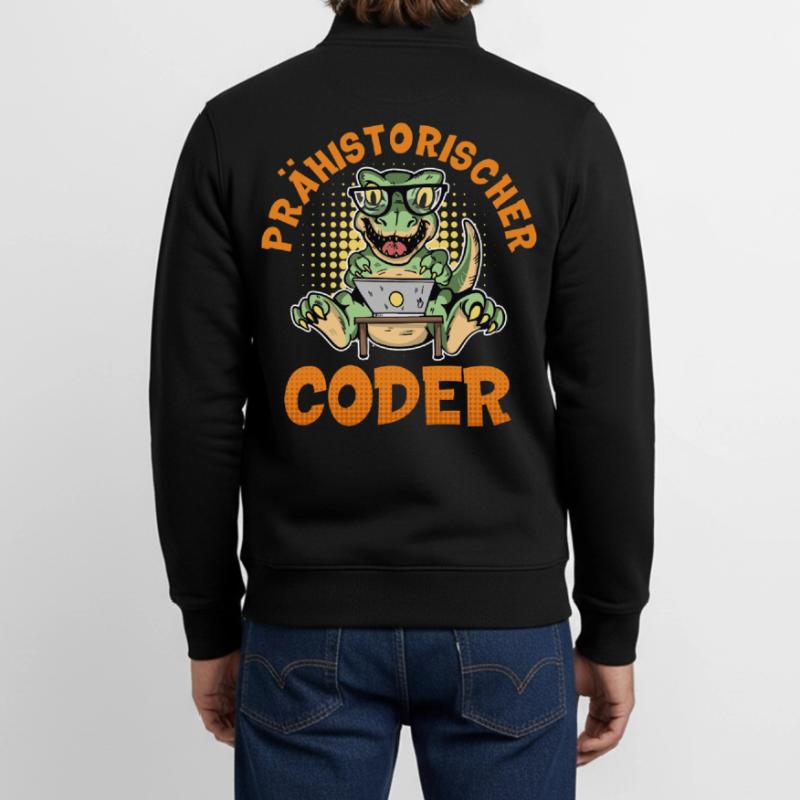 Programmation PRÉHISTORIQUE : Divertissement du CODER Sweat zippé unisexe en coton bio Stanley/Stella
