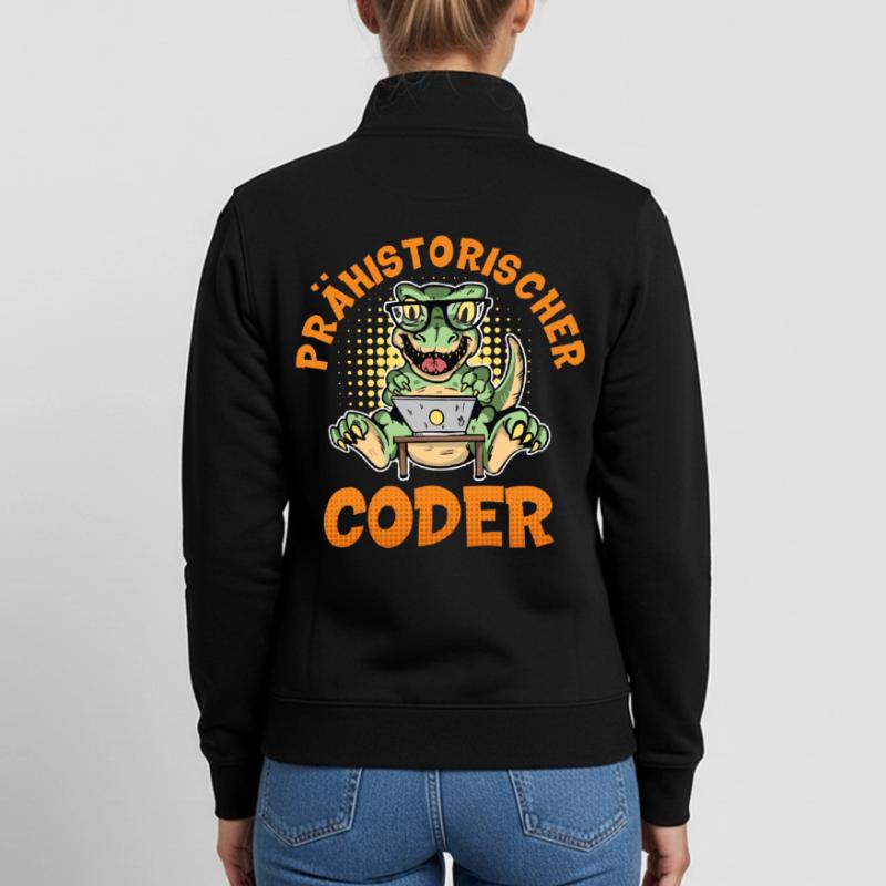 Programmation PRÉHISTORIQUE : Divertissement du CODER Sweat zippé unisexe en coton bio Stanley/Stella