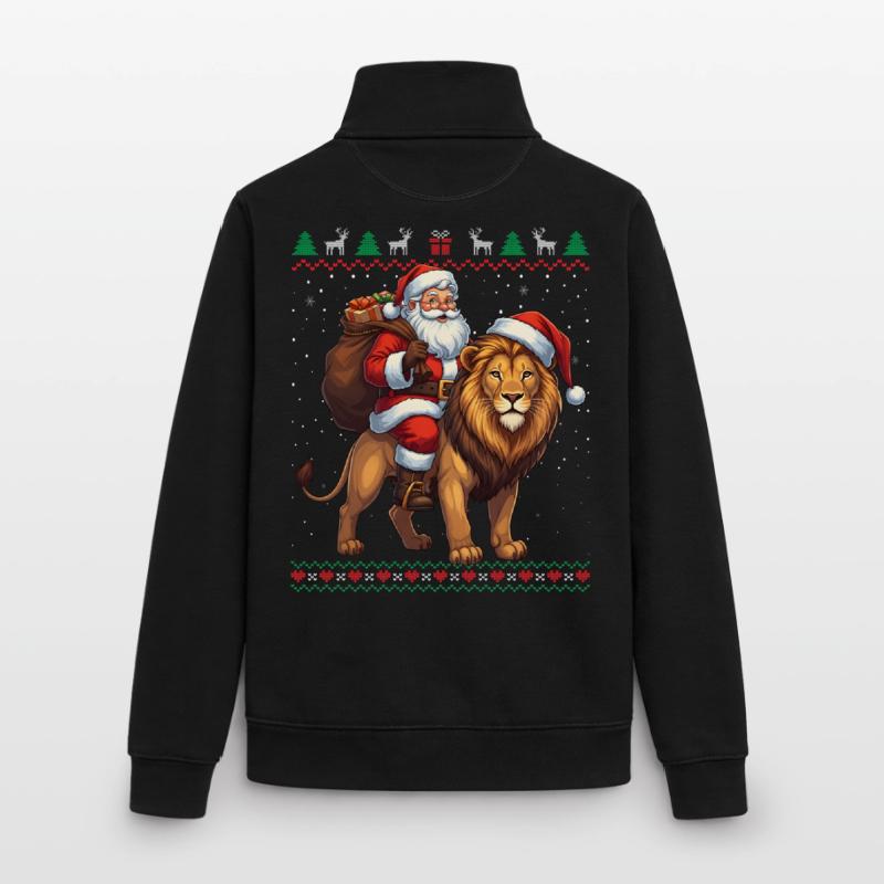 Fun Ugly Santa Weihnachtspullover Unisex Organic Zip Sweatshirt von Stanley/Stella