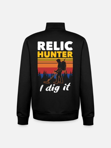 Relic Seeker Probes - Unisex Organic Zip Sweatshirt by Stanley/Stella - black