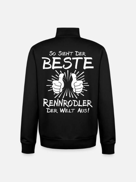 Best luger - Unisex Organic Zip Sweatshirt by Stanley/Stella - black