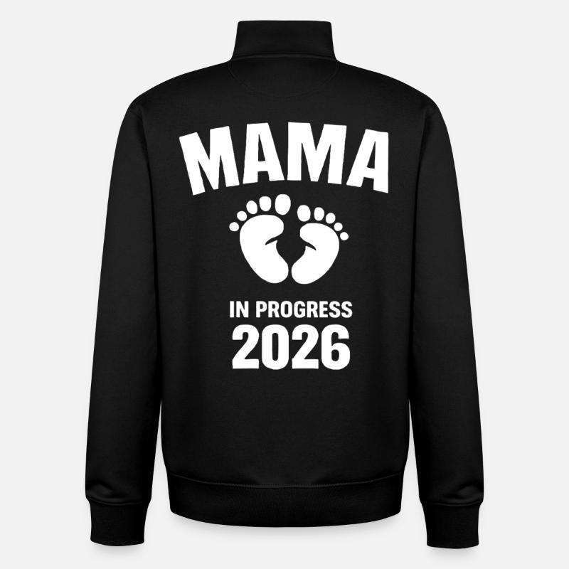 Mama en Développement 2026 - Sweat zippé unisexe en coton bio Stanley/Stella - noir