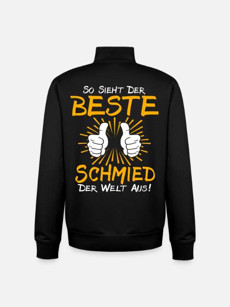 Blacksmith Gift Idea - Unisex Organic Zip Sweatshirt by Stanley/Stella - black