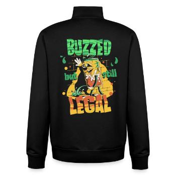 Energy Drink - Unisex Organic Zip Sweatshirt von Stanley/Stella - Schwarz - Hinten - AI Model Male 185 light (185cm)