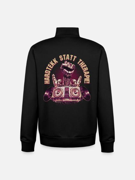 Hardtekk Tekke East Germany - Unisex Organic Zip Sweatshirt by Stanley/Stella - black