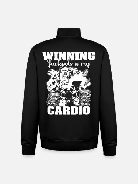Casino - Unisex Organic Zip Sweatshirt by Stanley/Stella - black