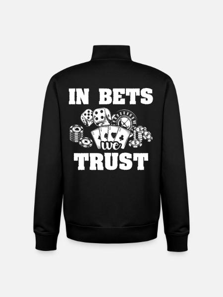 Casino Gambling - Unisex Organic Zip Sweatshirt by Stanley/Stella - black
