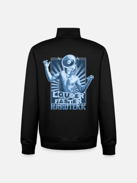 Hardtekk Tekke East Germany - Unisex Organic Zip Sweatshirt by Stanley/Stella - black