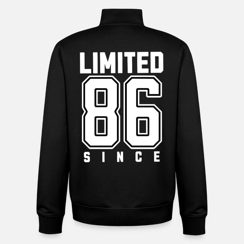 40. Geburtstag - Unisex Organic Zip Sweatshirt von Stanley/Stella - Schwarz