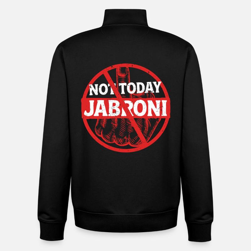 Not Today Jabroni - Unisex Organic Zip Sweatshirt von Stanley/Stella - Schwarz