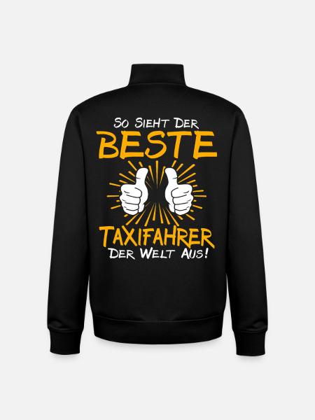 Taxifahrer Geschenkidee - Unisex Organic Zip Sweatshirt von Stanley/Stella - Schwarz