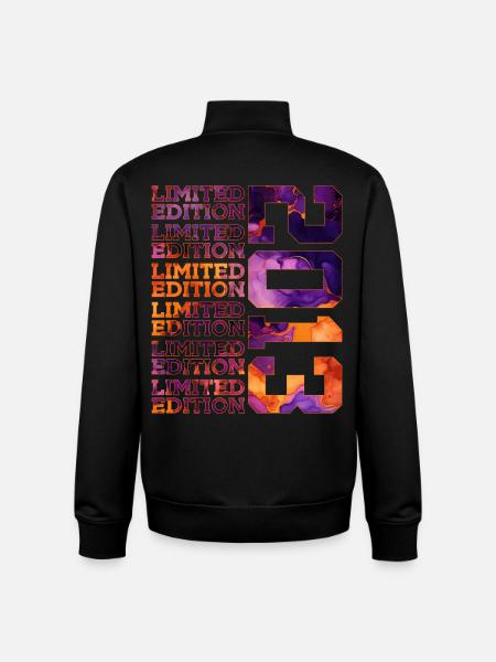 13E ANNIVERSAIRE ÉDITION LIMITÉE 2013 - Sweat zippé unisexe en coton bio Stanley/Stella - noir