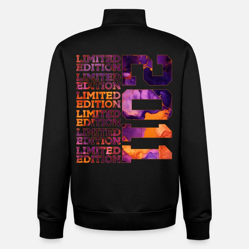 15E ANNIVERSAIRE ÉDITION LIMITÉE 2011 - Sweat zippé unisexe en coton bio Stanley/Stella - noir