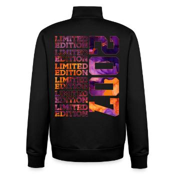 19TH BIRTHDAY LIMITED EDITION 2007 - Unisex Organic Zip Sweatshirt by Stanley/Stella - black - Back - AI Model Male 185 light (185cm)
