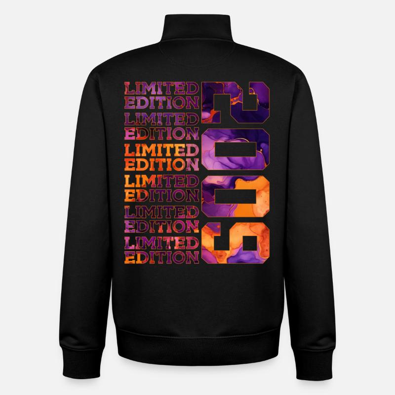 17E ANNIVERSAIRE ÉDITION LIMITÉE 2009 - Sweat zippé unisexe en coton bio Stanley/Stella - noir