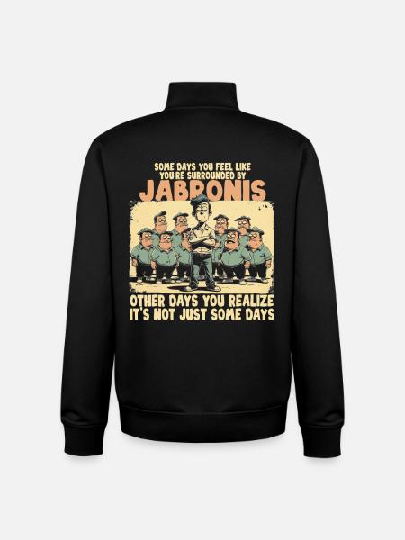 Jabroni - Unisex Organic Zip Sweatshirt by Stanley/Stella - black