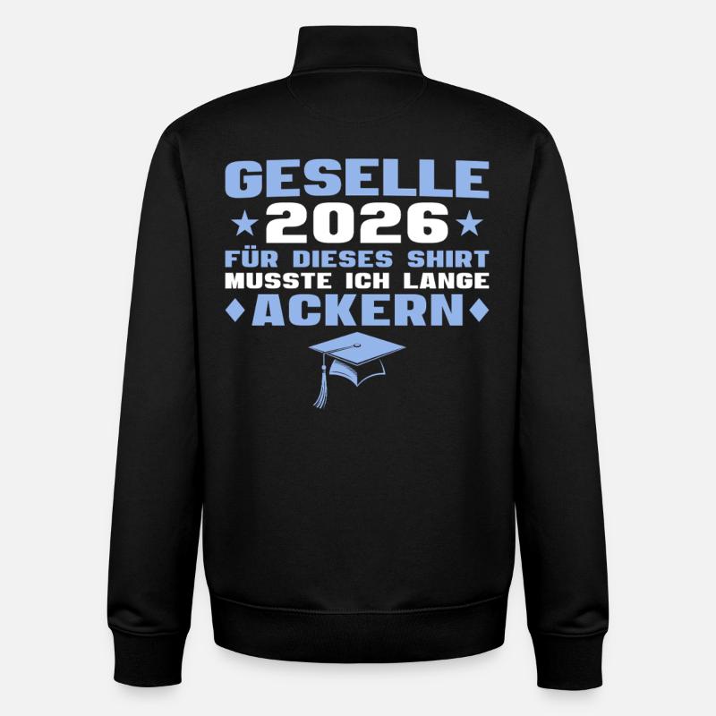 Journeyman 2026 Lange Ackern - completed training - Unisex Organic Zip Sweatshirt by Stanley/Stella - black