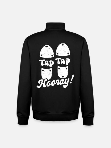 Tap Dance Tap Dancer - Unisex Organic Zip Sweatshirt by Stanley/Stella - black