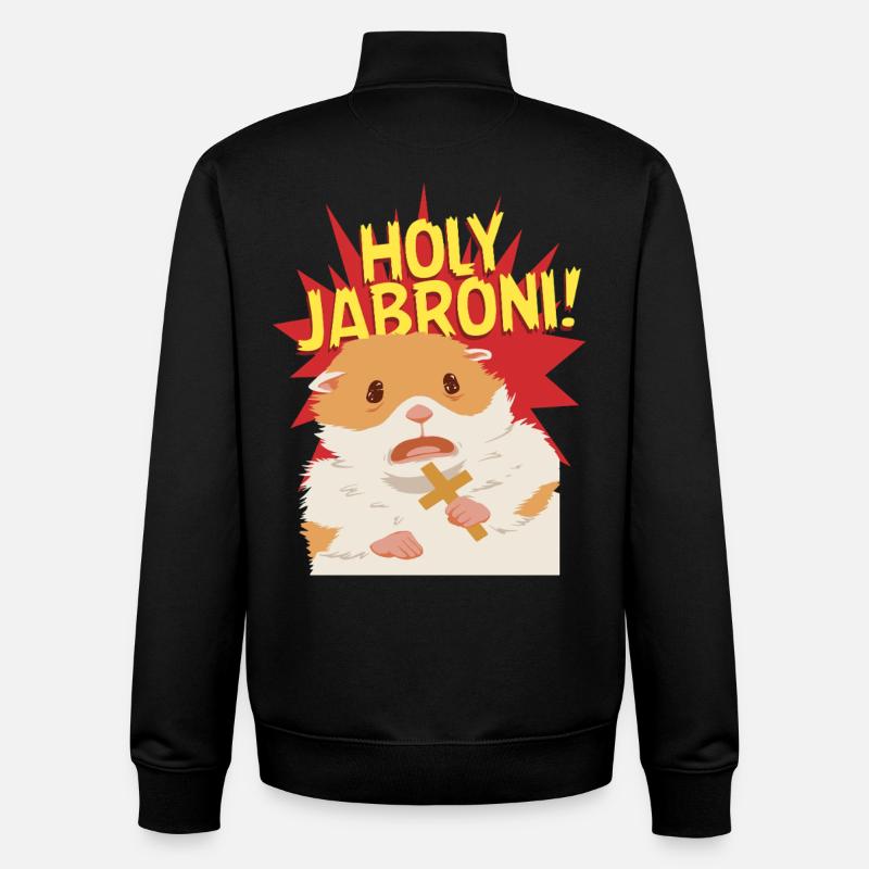Holy Jabroni - Unisex Organic Zip Sweatshirt von Stanley/Stella - Schwarz