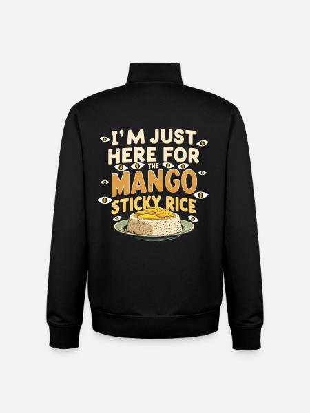 Mango Sticky Rice - Unisex Organic Zip Sweatshirt by Stanley/Stella - black