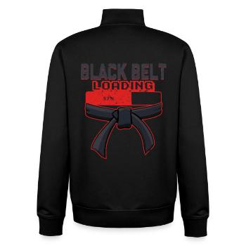 Judo Arts martiaux - Sweat zippé unisexe en coton bio Stanley/Stella - noir - Dos - AI Model Male 185 light (185cm)