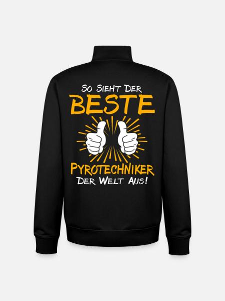 Pyrotechniker Geschenkidee - Unisex Organic Zip Sweatshirt von Stanley/Stella - Schwarz